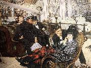 James Tissot The Last Evening oil on canvas